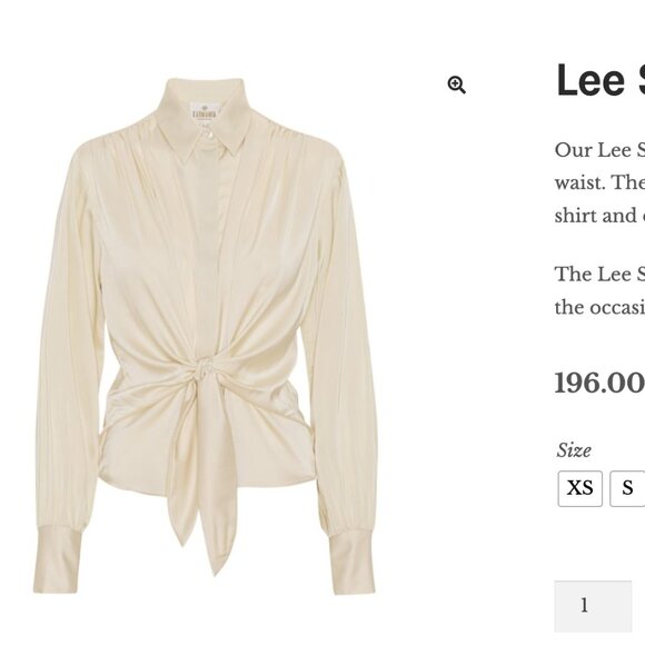 ** NWT ** Karmamia Lee Front Tie Shirt --MULTIPLE COLORS AVAILABLE - Picture 7 of 14